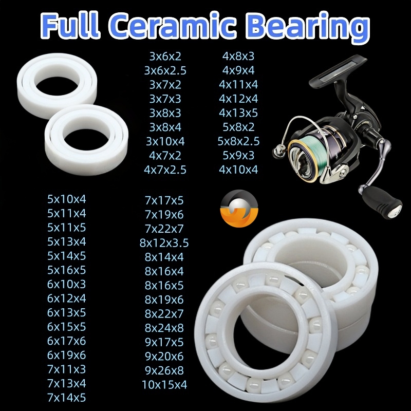 Fly Reel - 1 pz Cuscinetti in Ceramica Full