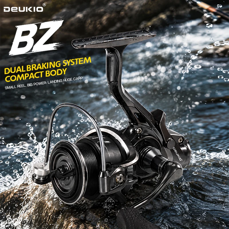 Trolling Reel - DEUKIO Mulinello da Pesca Spinning con