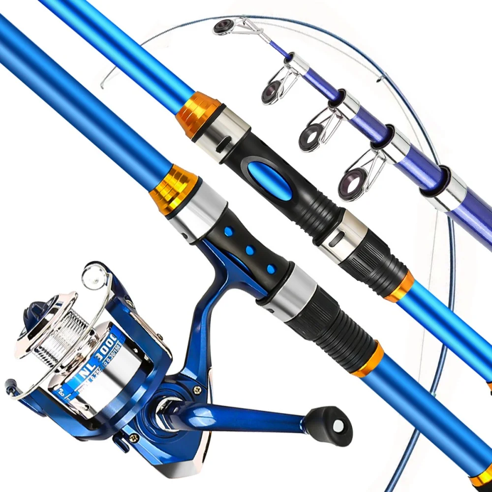 Set di canne da pesca telescop - Spincast Reel recensione e prezzo