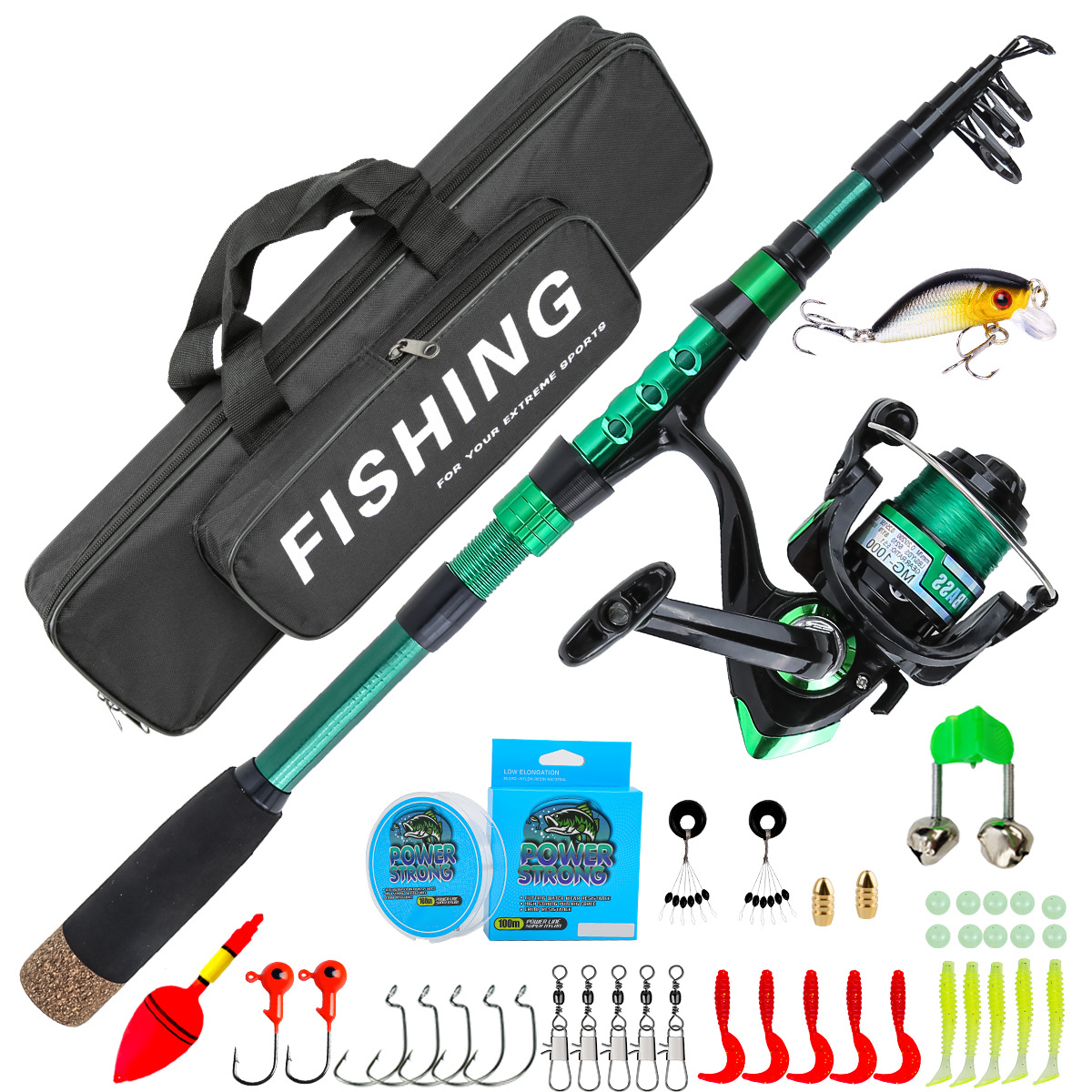 Canna da Pesca Telescopica in  - Conventional Reel recensione e prezzo