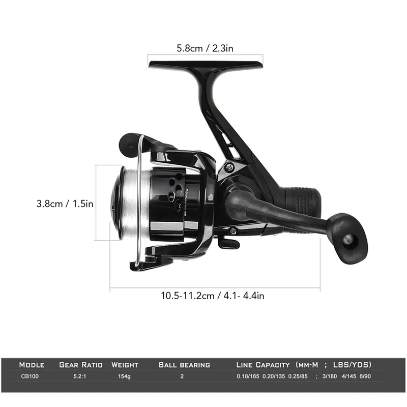 BRAVMAK 2.1/2.3 mCanna da pesc - Spincast Reel recensione e prezzo