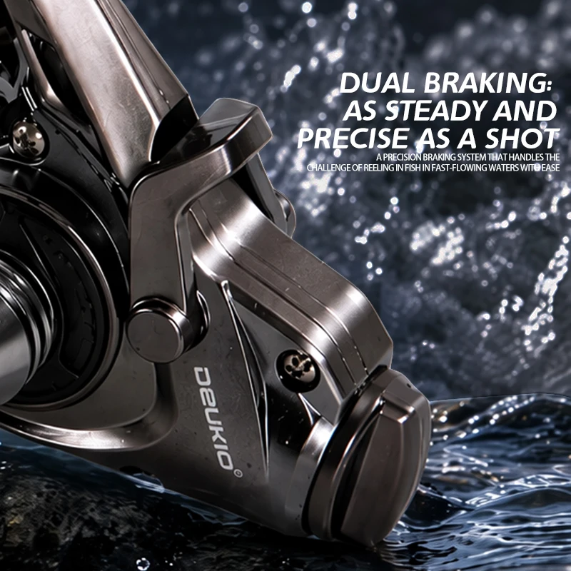 DEUKIO Mulinello da Pesca Spin - Trolling Reel recensione e prezzo